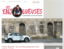 Tablet Screenshot of lesenjoliveuses.fr